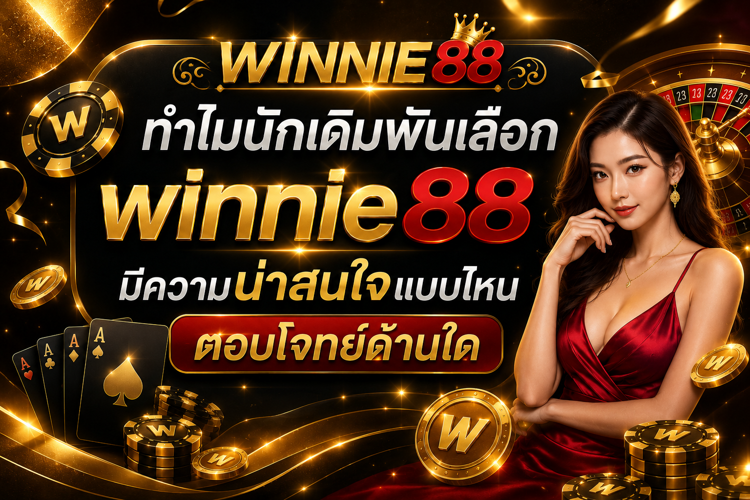 ทำไมนักเดิมพันเลือก winnie88 มีความน่าสนใจแบบไหน ตอบโจทย์ด้านใด